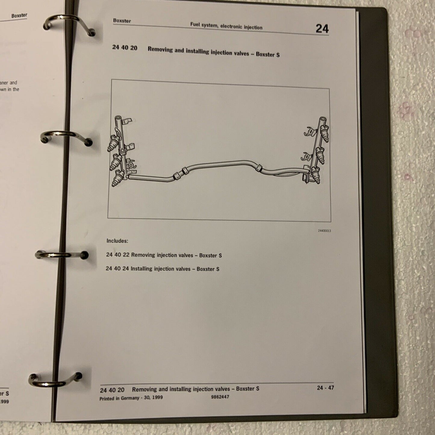 Porsche Boxster 986 Werks-Servicehandbuch G. 2 Kraftstoff-Abgas-Motorelektronik