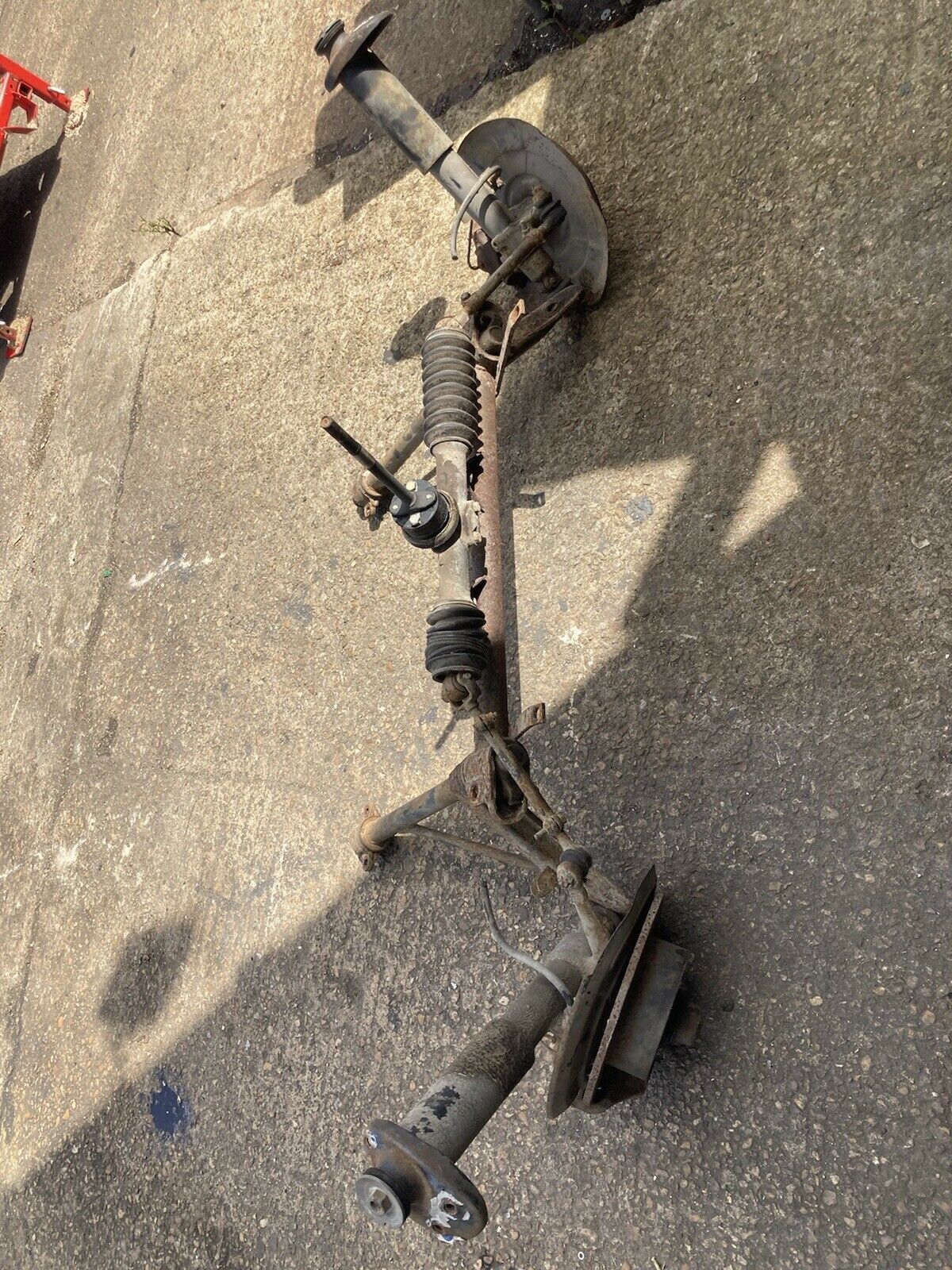 Porsche 914 Complete Front Suspension with Steering Rack – Rare Porsche ...