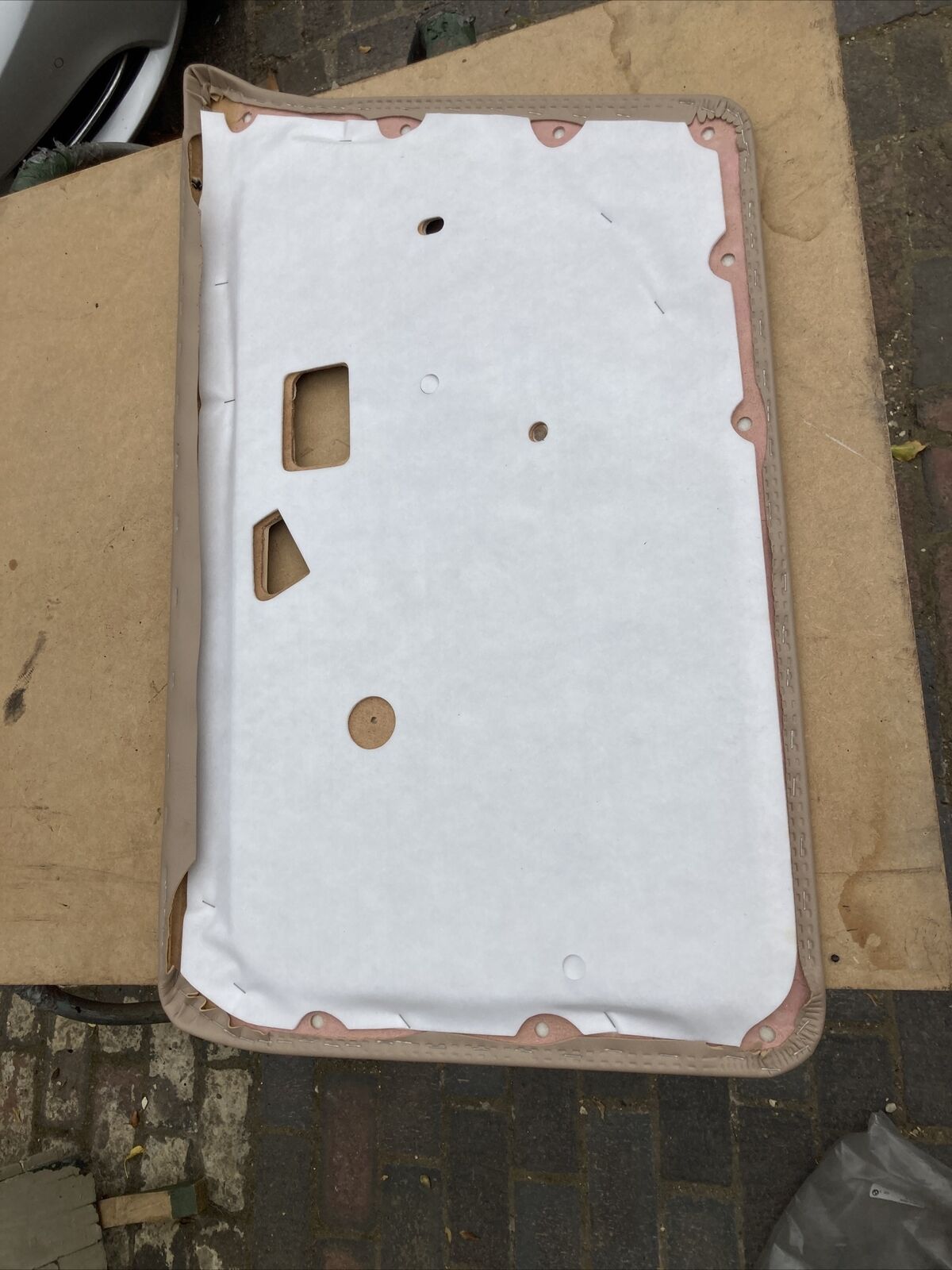 Nuova BMW E30 originale Scheda porta/fodera in tessuto, anteriore destra51418106638