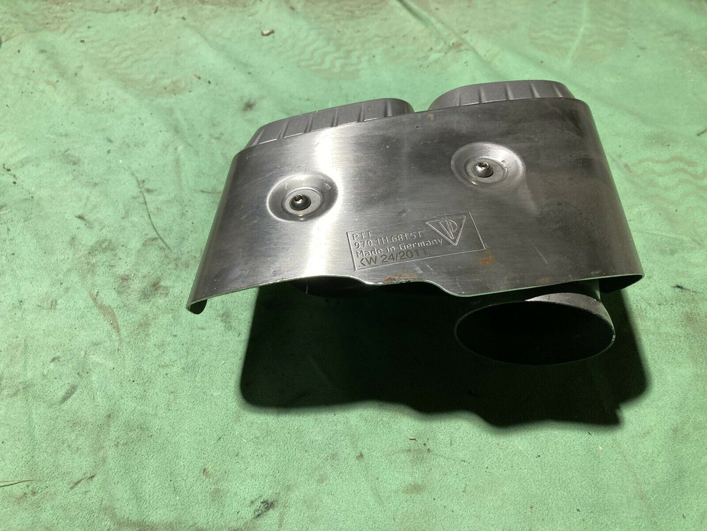 Terminale di scarico originale PORSCHE Panamera 970 sinistro 97011168151